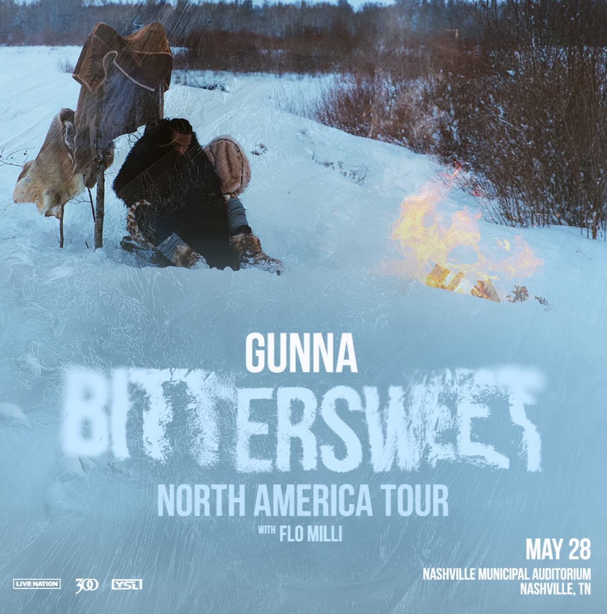 ***NEW SHOW ALERT*** 🚨 GUNNA, along with Special Guest Flo Milli, will be stopping in Nashville for his The Bittersweet Tour on Tuesday, May 28 at the Nashville Municipal Auditorium! Tickets go ON SALE Friday, February 23 at 10AM CST. For more info, link our bio!!