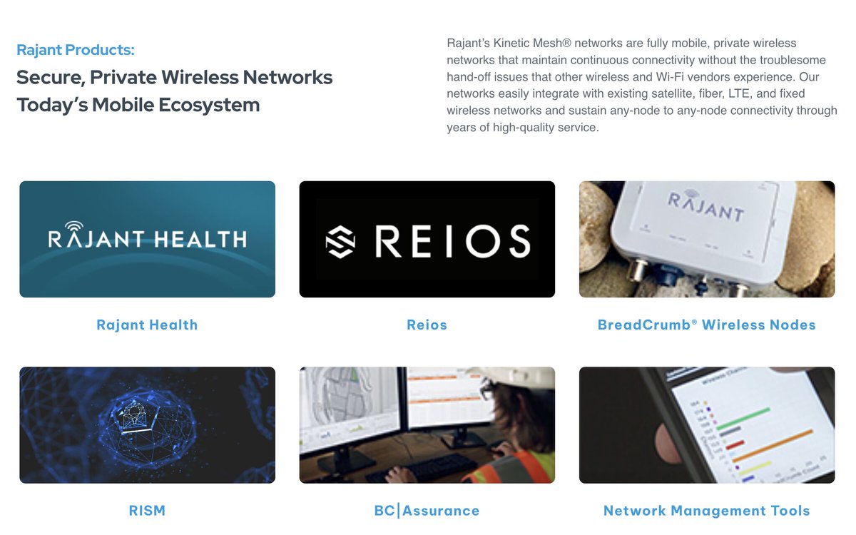 Get to know Rajant's family of products. Ever-expanding and changing to best serve the requirements of AI data-driven solutions for #IoT and #industrialIoT, follow Rajant Corporation to find out what an ecosystem built on the game-changing #wirelessmesh #mobilenetworking Kinetic…