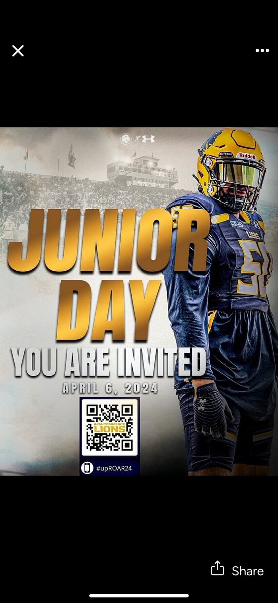 Thank you @cdole13 for the junior day invite @tamuc