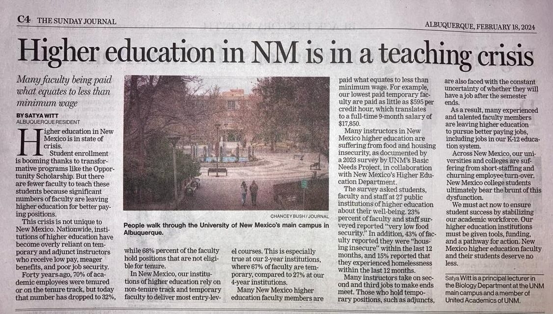 United Academics of the University of New Mexico tweet media