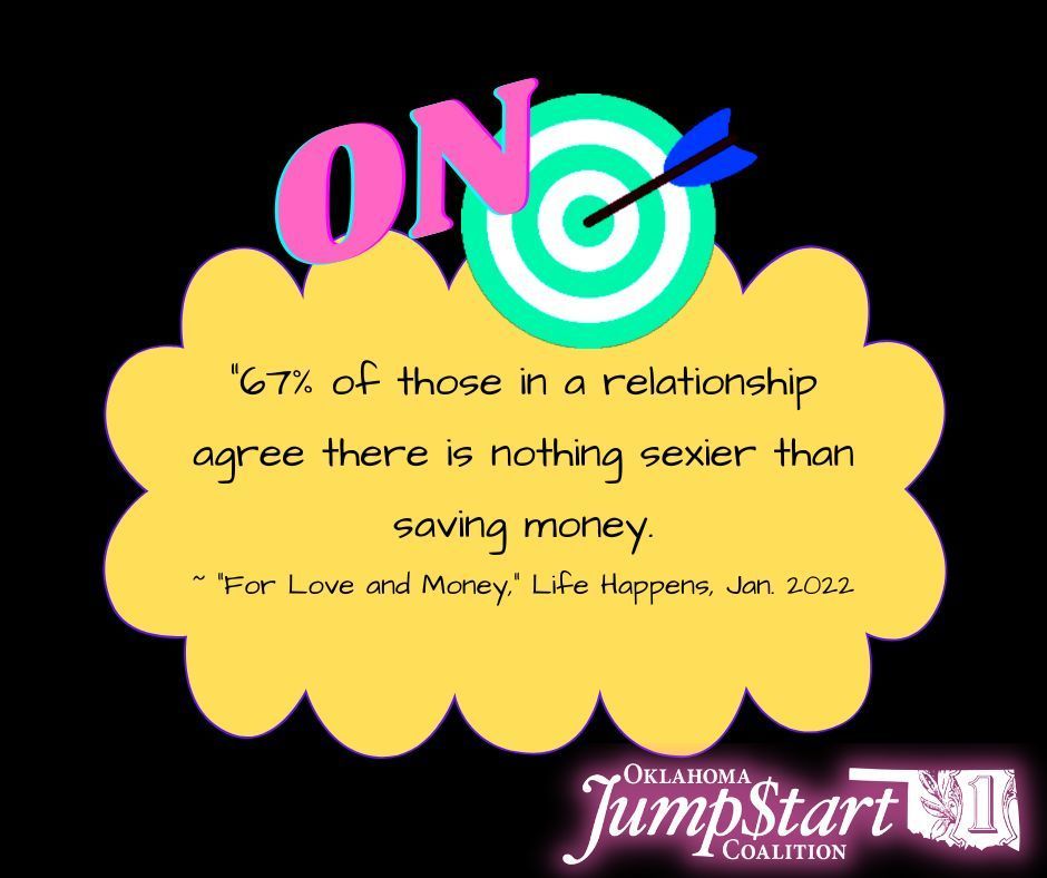 Valentine's Day 💗 has come and gone, BUT this still applies to all you lovers and savers! #OnTarget #HappyValentinesDay #OKJumpstart #FinLit 😍”