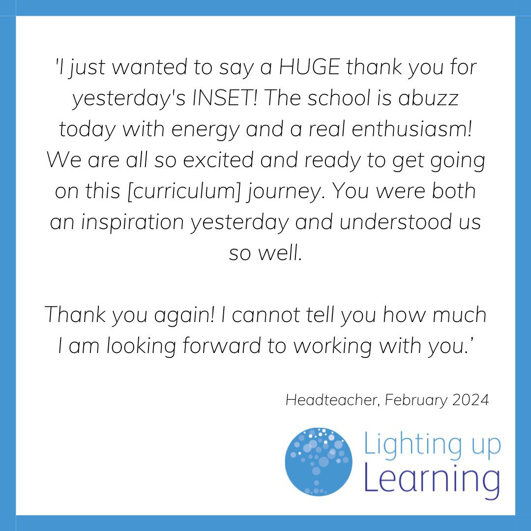 This really made our day…