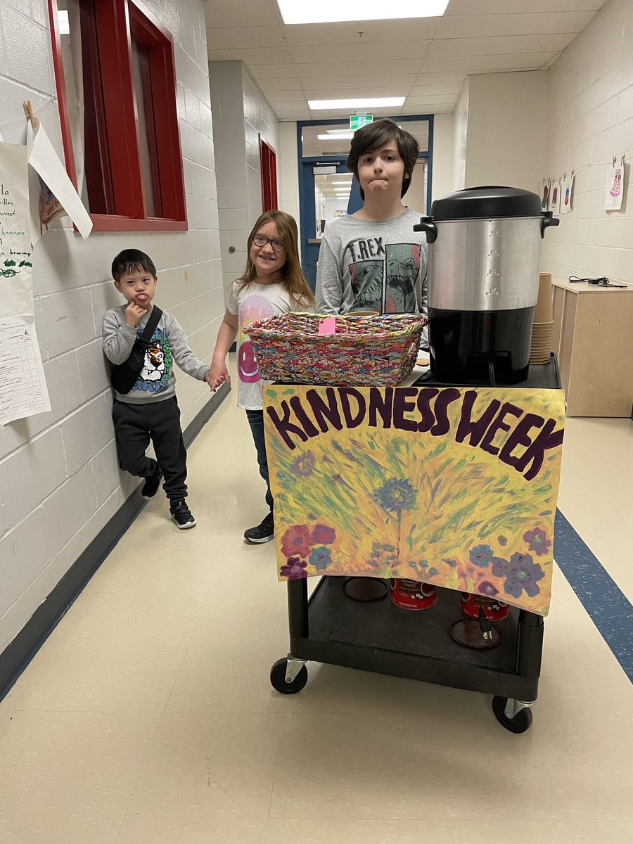 This week is Kindness Week Dragons! I caught some of our amazing students spreading some kindness with a hot chocolate trolly for staff!
