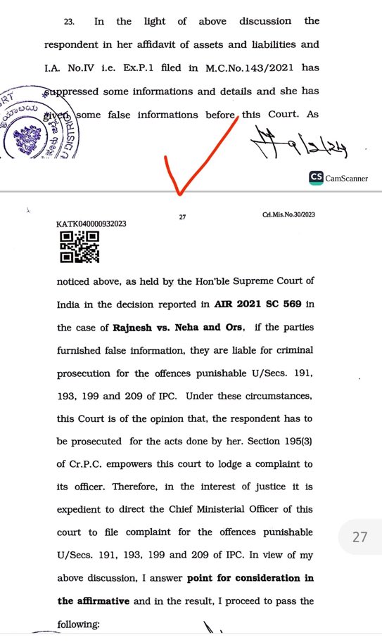This is how Rajnesh Vs Neha guidelines are making Women cry nowdays .💪💪

Perjury being executed against women in courts.

Now Women will need to make sure they don’t lie in courts on affidavits right in beginning of maintenance cases.

Good action by Court against the Woman.