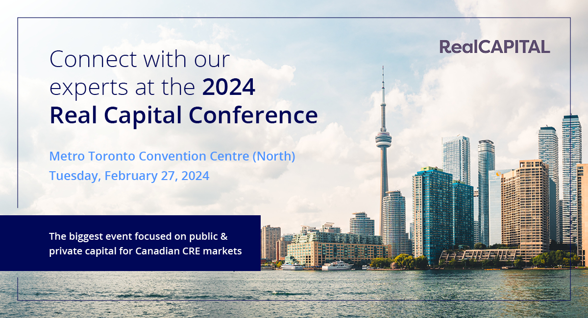 As proud sponsors, we hope to see you at the <a href="/re_forums/">Real Estate Forums</a> RealCAPITAL conference. Hear from our speakers Adam Jacobs, Head of Research, and Scott Bowden, Head of Valuations &amp; Advisory Services, to discover expert insights. 

Learn more: ow.ly/o0By50QFMYK
#ColliersCanada #RC24