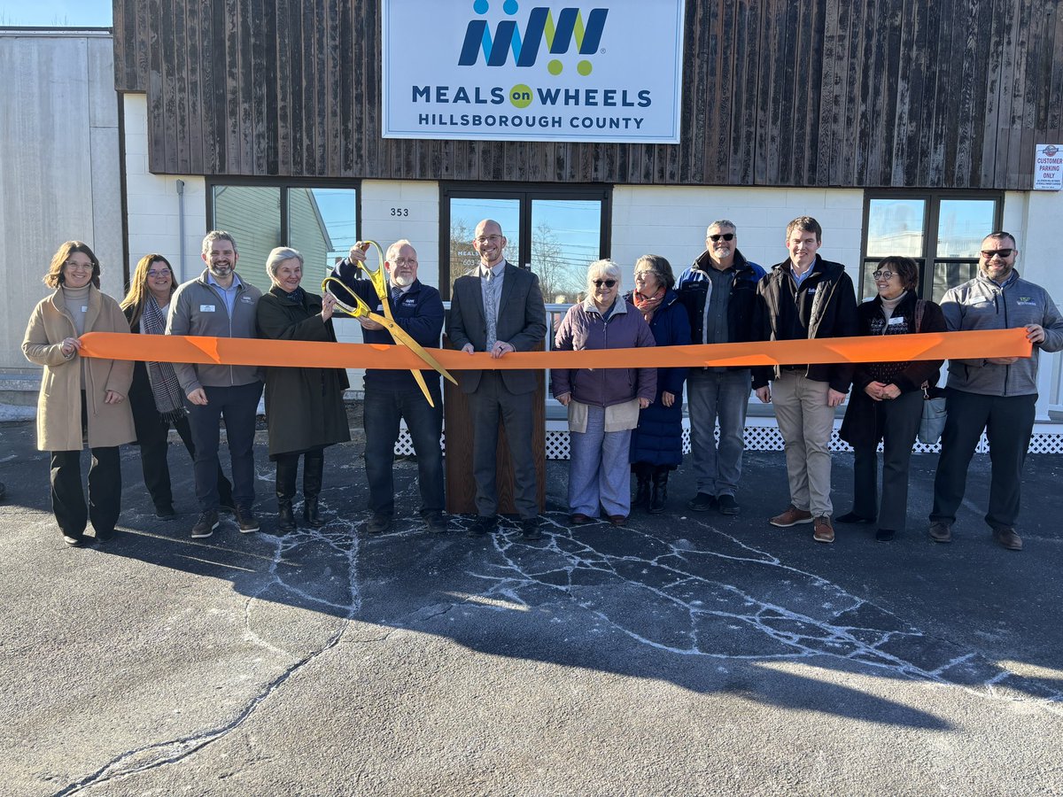 Big congratulations to Meals on Wheels on the opening of their new Headquarters and Nutrition Site right here in Manchester! We’re honored that you chose our city to continue your vital work, ensuring our residents have access to nutritious meals and invaluable support.