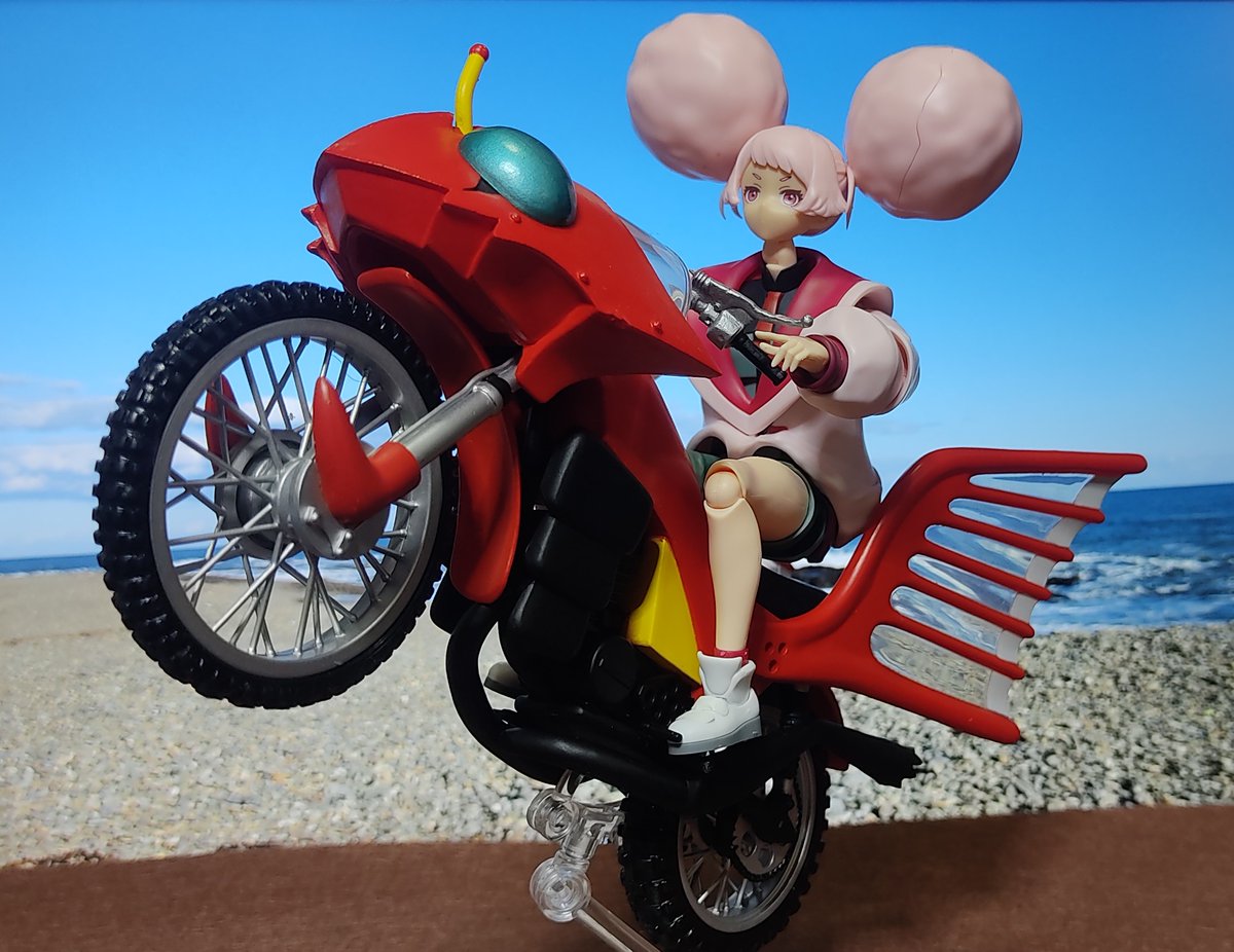 スゴいぜチュチュパイセン。まるでバイクに乗る為に生まれた様な