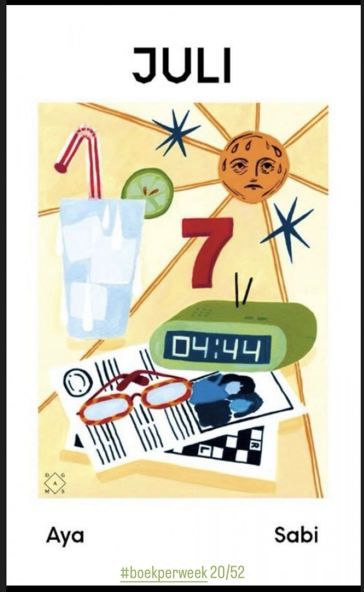 Juli van Aya Sabi leest heerlijk weg, eindigt verrassend en plaatst een notitieboekje in een speciale heldenrol.
Ja. Dat vind ik dus fantastisch!
#boekperweek
20/52
