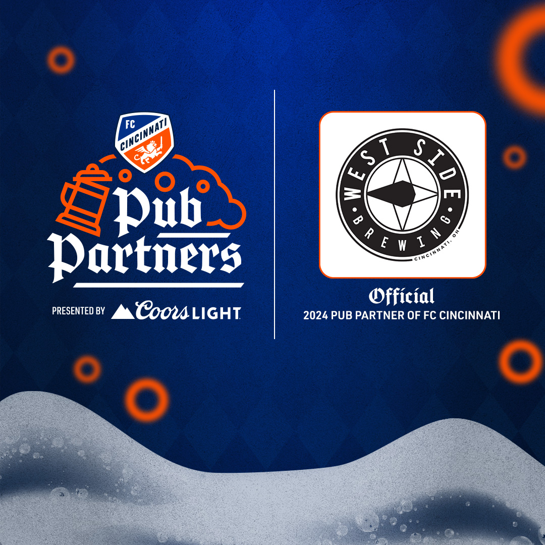 We’re thrilled to become a Pub Partner with FC Cincinnati for this upcoming MLS Season! Join us in the taproom for all home and away matches this season where we will be showing the matches with the sound on! 

#AllForCincy #FCCincy