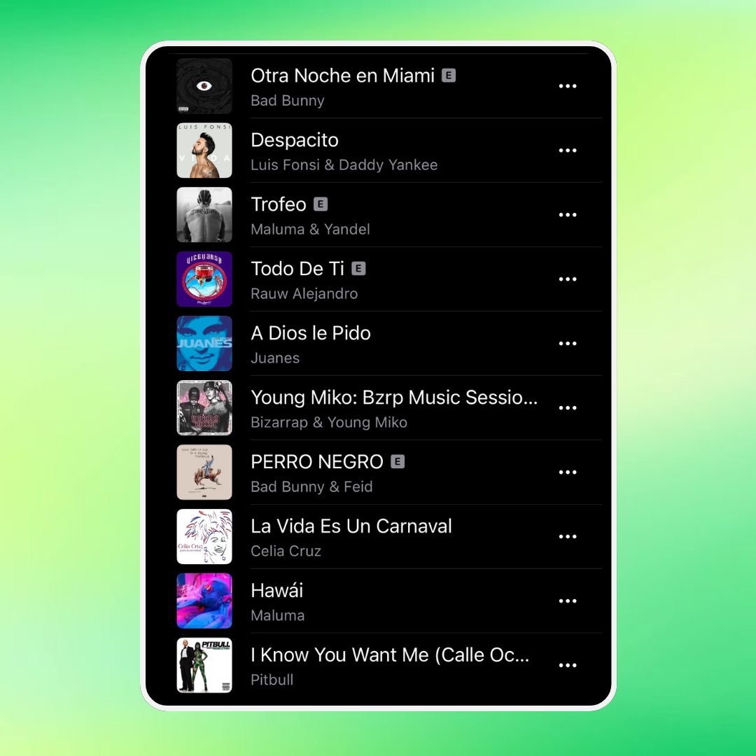 porqueTTarg's tweet photo. "Lionel Messi": 

Porque Apple Music subió una playlist con la música que escucha Lionel Messi en los calentamientos.

Entre los artistas se encuentran Bizarrap, Peso Pluma, Coldplay, Luck Ra, Rihanna, Rosalía y Karol G. https://t.co/DNImM3w9fU