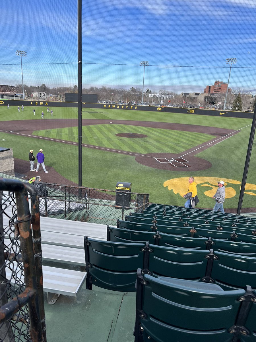 Baseball in Iowa on a February day. I will take it! #hellerball