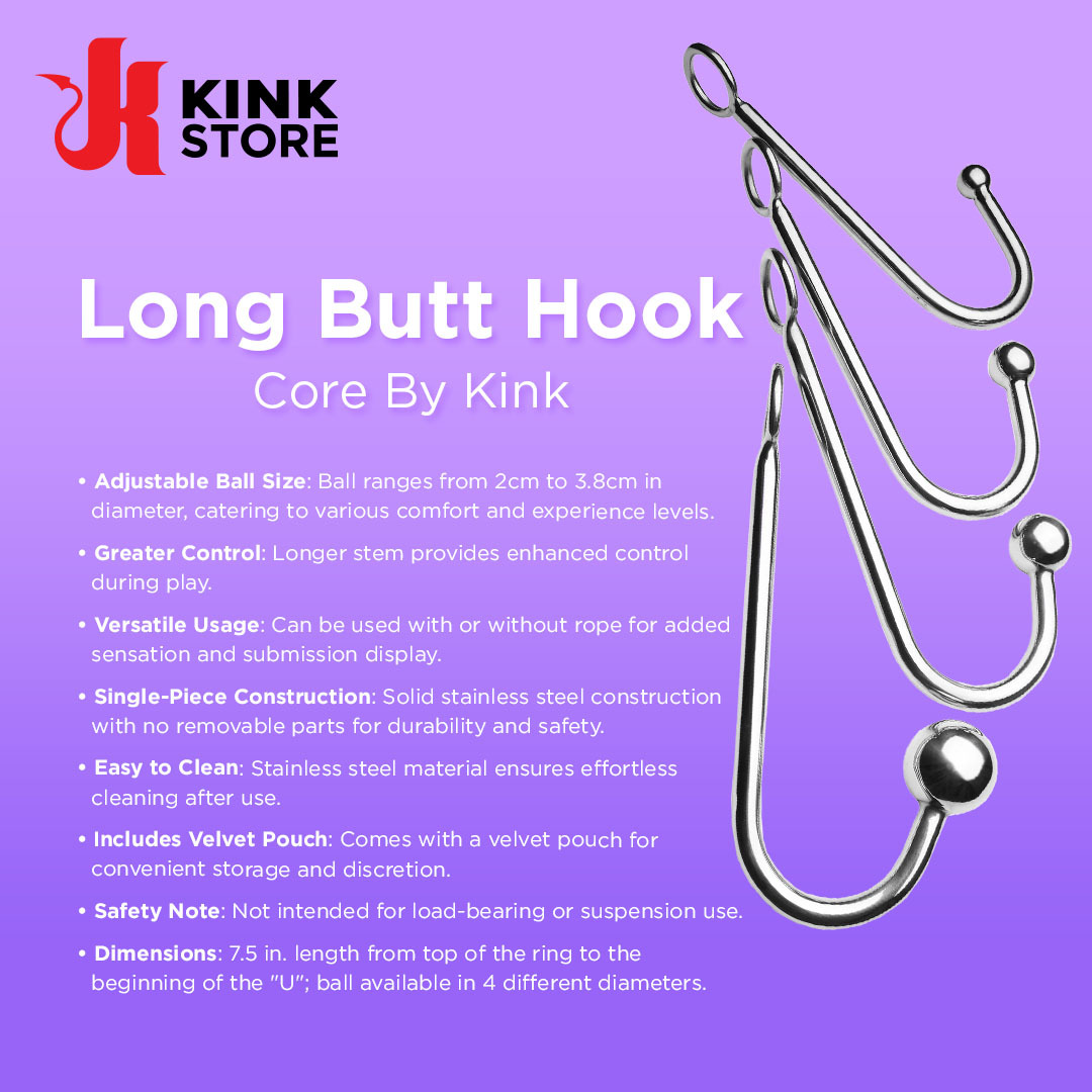Unlock new levels of pleasure with our solid stainless steel U-shaped ass hook! Whether you're a beginner or seasoned player, the adjustable ball size ensures comfort. Click the link in our profile to explore more bondage delights! 🔗🔥 #BehindPlay #BDSM #ShopNow