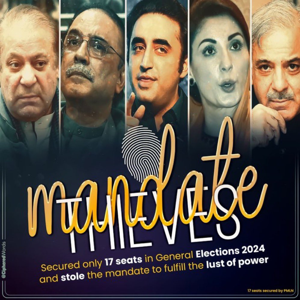 alphabravo1947's tweet photo. Pakistaniyon remember these #MandateThieves #CorruptPDM https://t.co/g46hIoRQOv