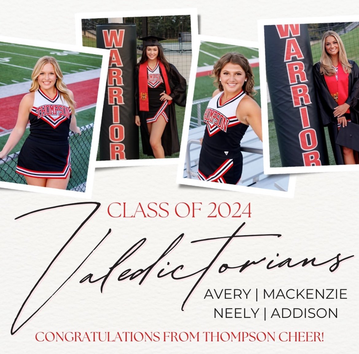2 claps &amp; a right punch for this crew! 👏🏼👏🏼🎓 We are so proud of these ladies! Keep soaring! #Classof2024