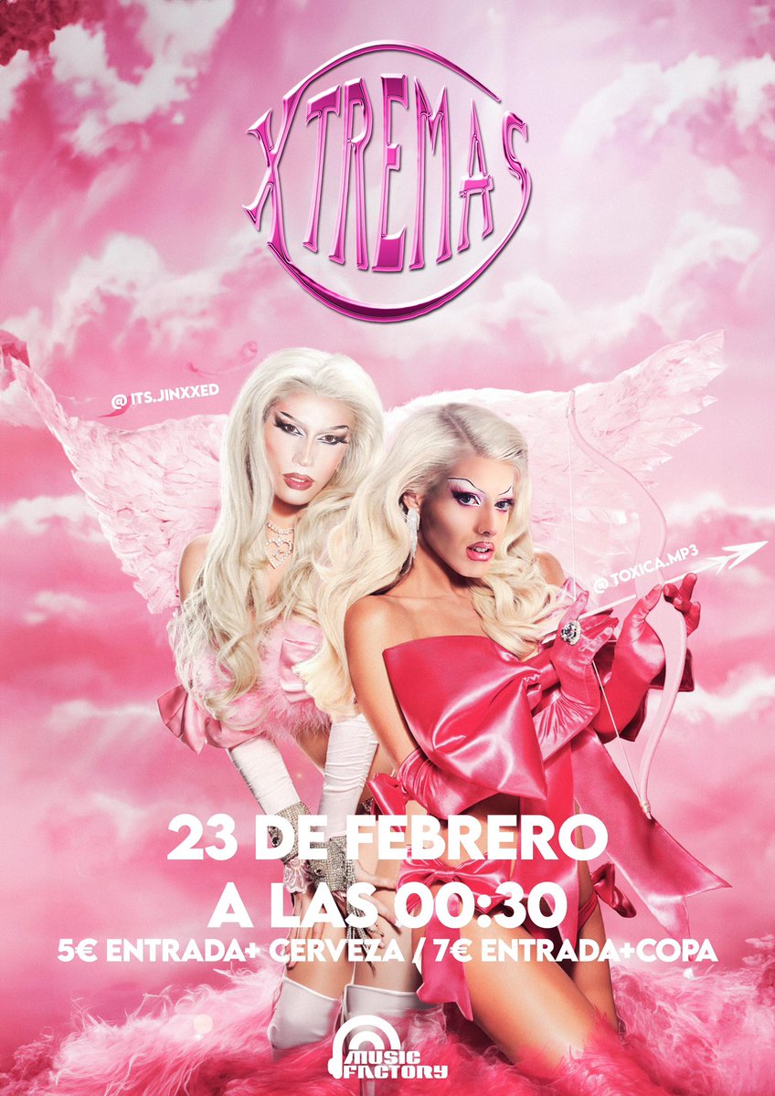 toxicaMP3's tweet photo. 🚨PRONOMBRES FORMACIÓN🚨
Este viernes inauguramos XTREMAS en 📍Salamanca, un nuevo proyecto que nos hace muchísima ilusión compartir y que esperemos sea un ✨éxito✨para la ciudad

(RT para difundir porfi 🙏🏼) https://t.co/mSmALTl1xh