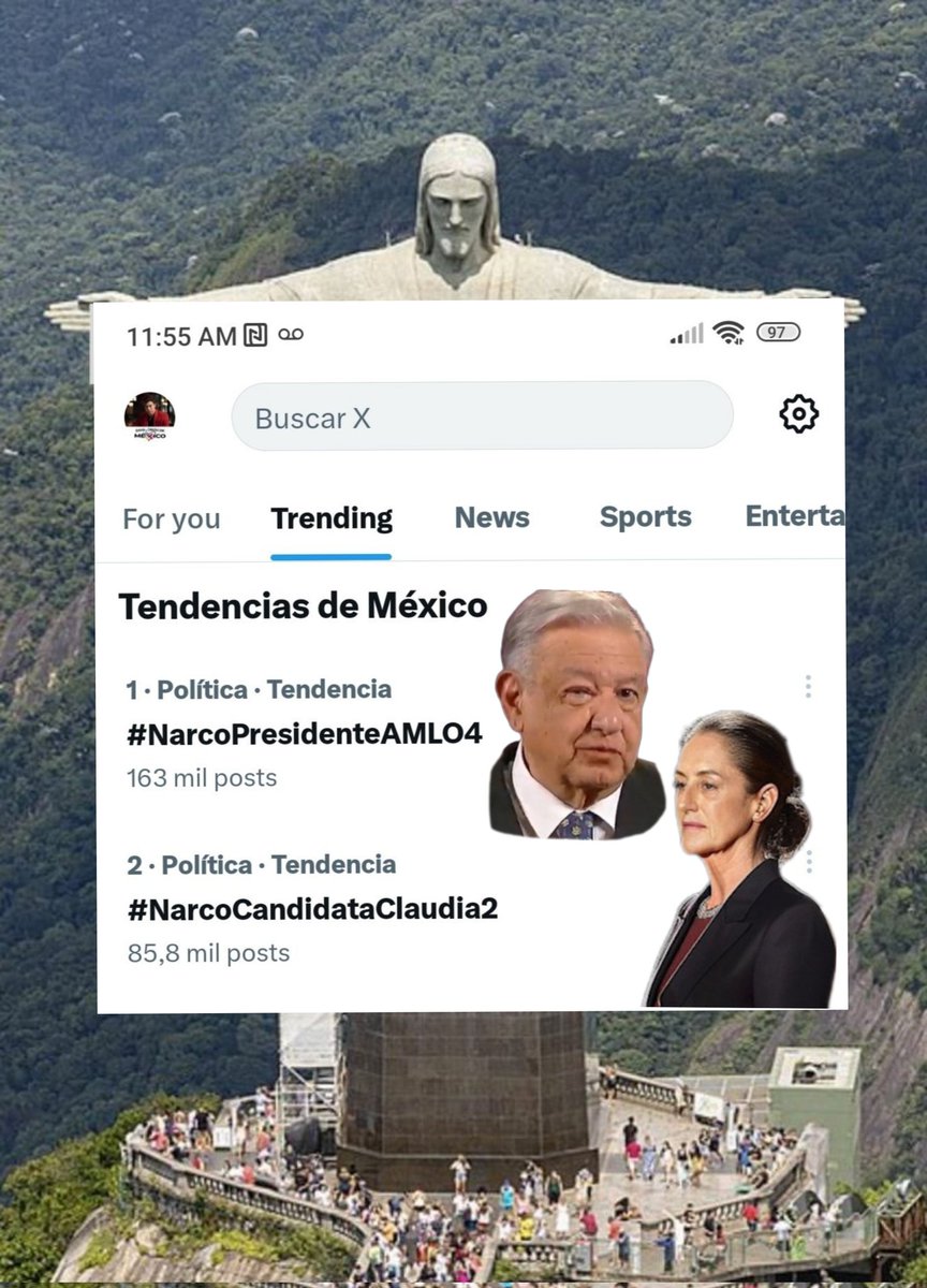 OskyElMagno's tweet photo. ¡Ahí  la llevan! 🤣🤣🤣🤣🤣🤣🤣
#NarcoPresidenteAMLO4 
#NarcoCandidataClaudia2 
@lopezobrador_ 
@Claudiashein
¡Nieguemelo!
🤣🤣🤣🤣🤣 https://t.co/ajrowAT4zr