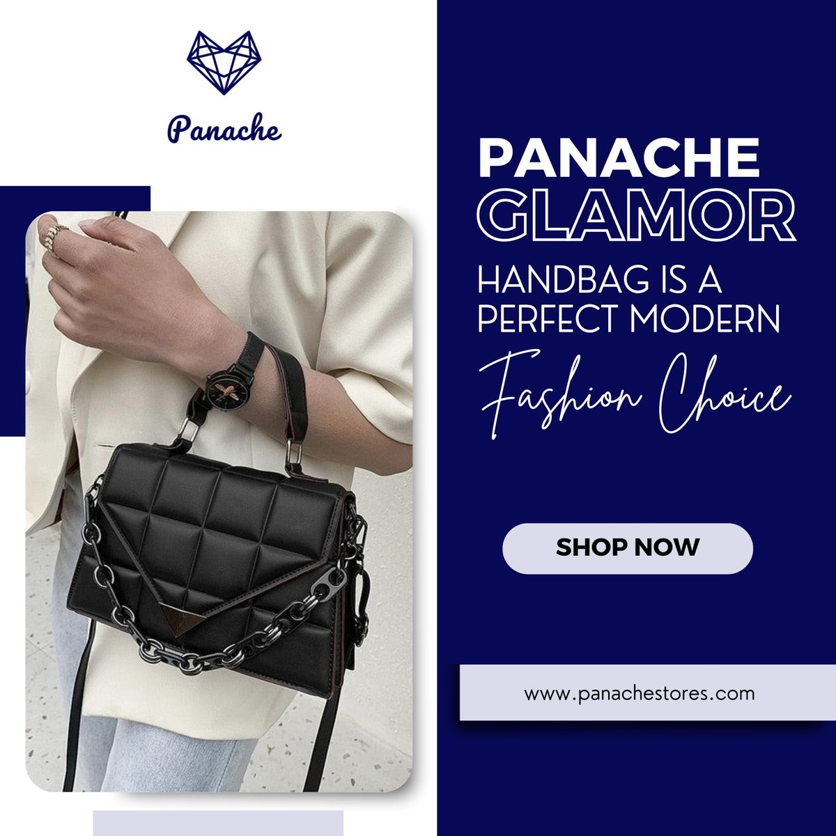 Crafted with high-quality materials and a stylish hue, this bag is sure to be an eye-catching accessory for any outfit. It offers both style and practicality. Its classic elements make it a reliable and chic companion for everyday use.

#stylishbag
#everydaychic
#accessorygoals
