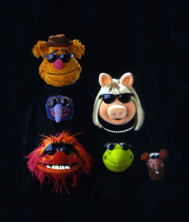 TheMuppets's tweet photo. We're so cool, half of us don't even need ears to wear sunglasses. 😎 https://t.co/5pij9zLIPj