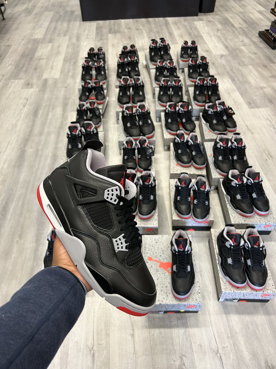 Air Jordan 4 Bred Reimagined 

Men’s &amp; Grade school sizing available