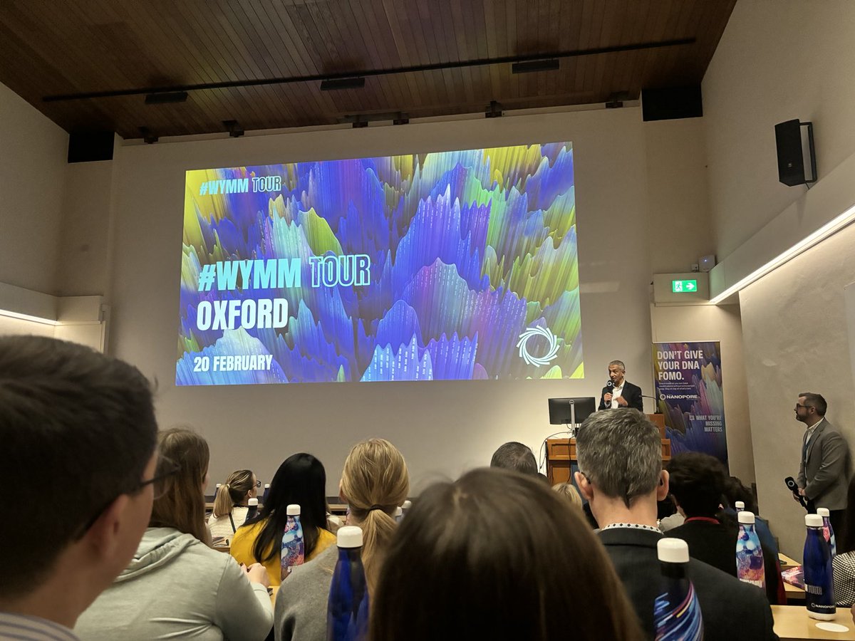 Opening address by ⁦<a href="/gordon_sanghera/">Gordon Sanghera</a>⁩ at the Oxford University Museum of Natural History - great venue for a <a href="/nanopore/">Oxford Nanopore</a> conference #WYMM(!)