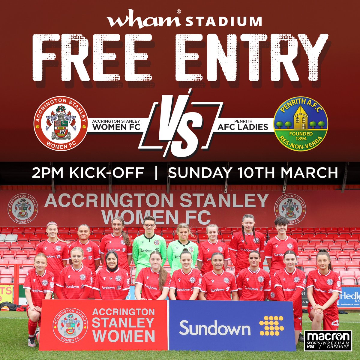 Accrington Stanley Women (@aswfcofficial) on Twitter photo 🚨EXCITING ANNOUNCEMENT🚨
England legend & Sky Sports Izzy Christiansen will be at the WHAM <a href="/ASFCthevenue/">The Venue at Stanley</a> before the match 12-1 this Sunday!!!
Get your free tickets NOW: ticketsource.co.uk/accrington-sta…
FA Cup & Champions League winner, & England Lioness - <a href="/IzzyChr17/">Izzy Christiansen</a> is inspirational!! 🚨EXCITING ANNOUNCEMENT🚨
England legend & Sky Sports Izzy Christiansen will be at the WHAM <a href="/ASFCthevenue/">The Venue at Stanley</a> before the match 12-1 this Sunday!!!
Get your free tickets NOW: ticketsource.co.uk/accrington-sta…
FA Cup & Champions League winner, & England Lioness - <a href="/IzzyChr17/">Izzy Christiansen</a> is inspirational!!