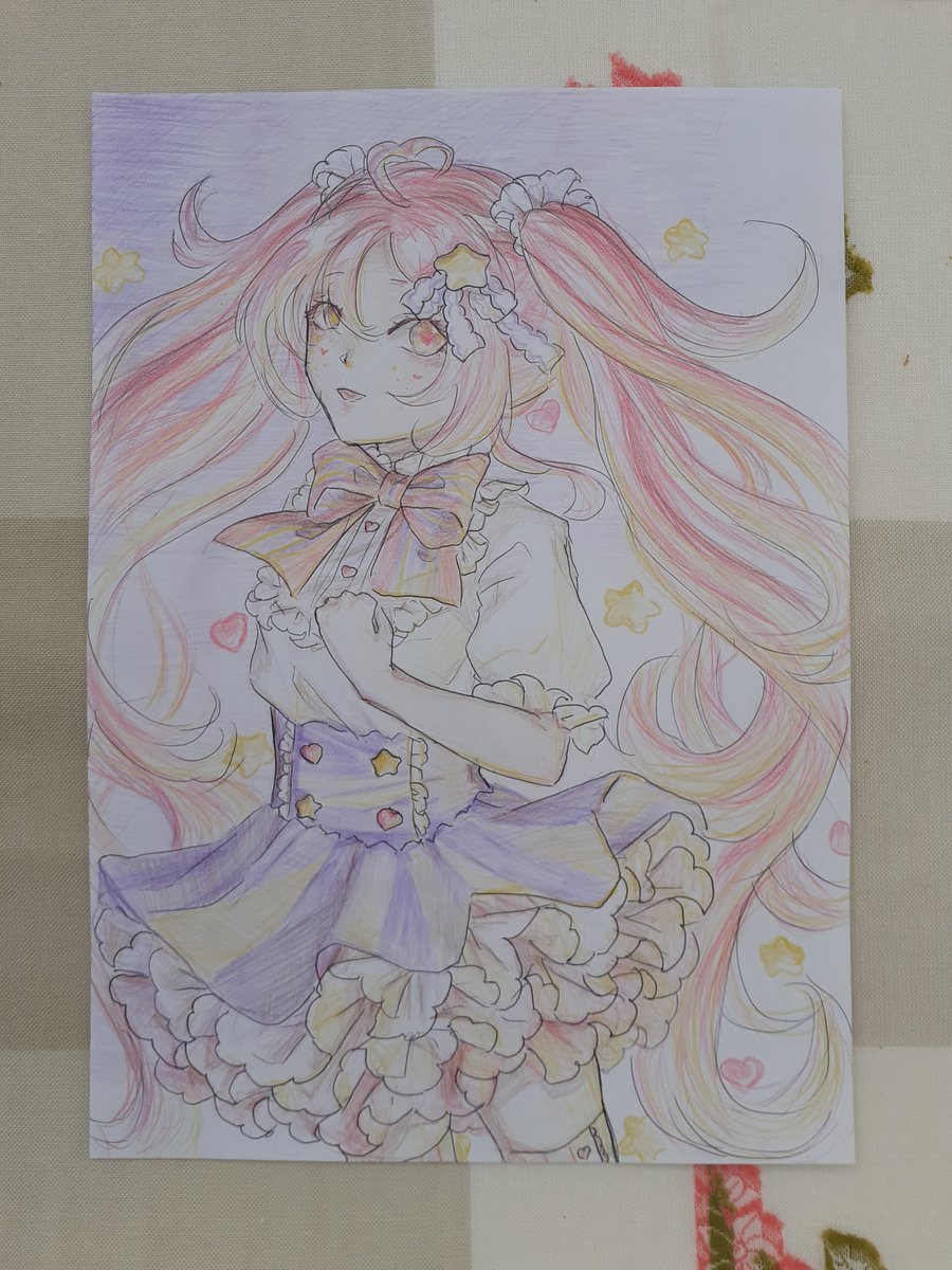 theresanyan36's tweet photo. 💖🎀
#SweetLolita #cutegirl #prettyoutfit #cuteskirt #pinkhair #twintails #stars #hearts #charadesign #illustration #cutefashion #lighteffects #beginnerartist #artwork #mangastyle #cutehairstyle #girlillustration https://t.co/wMyMe4bu0h