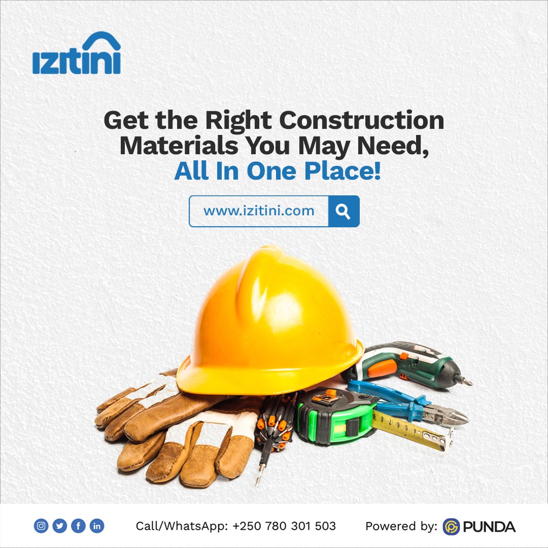 Izitini_com's tweet photo. Transform your construction experience with Izitini! Elevate your living space and embrace the joy of stress-free construction. #ExpatEase #ExpatLife #ConstructionSimplified #Kigali #Rwanda https://t.co/vKUdoe5MB6