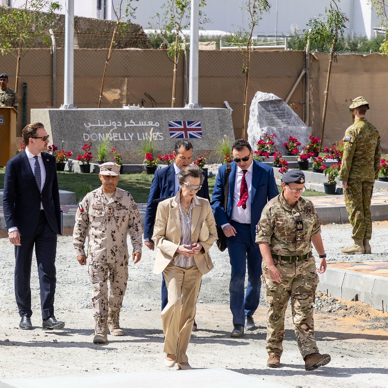 RoyalFamily's tweet photo. During a recent visit to Dubai, The Princess Royal...

✈️ opened the new Donnelly Lines facilities at Al-Minhad Air Base;

💬 attended a Women in Shipping and Trading Conference Panel Discussion and visited Jebel Ali Port;

⛵ met volunteers at Dubai Offshore Sailing Club.