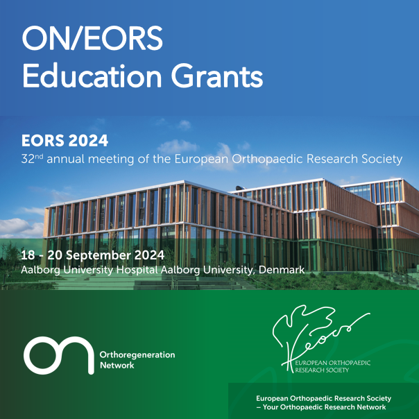 Are you interested in #orthopedic #research and #orthoregeneration? Then attend the EORS 2024 Annual Meeting in Aalborg, Denmark (September 18-20): loom.ly/8dw9yYA Apply now for the Education Grants: loom.ly/cfmNszs #orthopaedics #onfoundation @EORS_Society