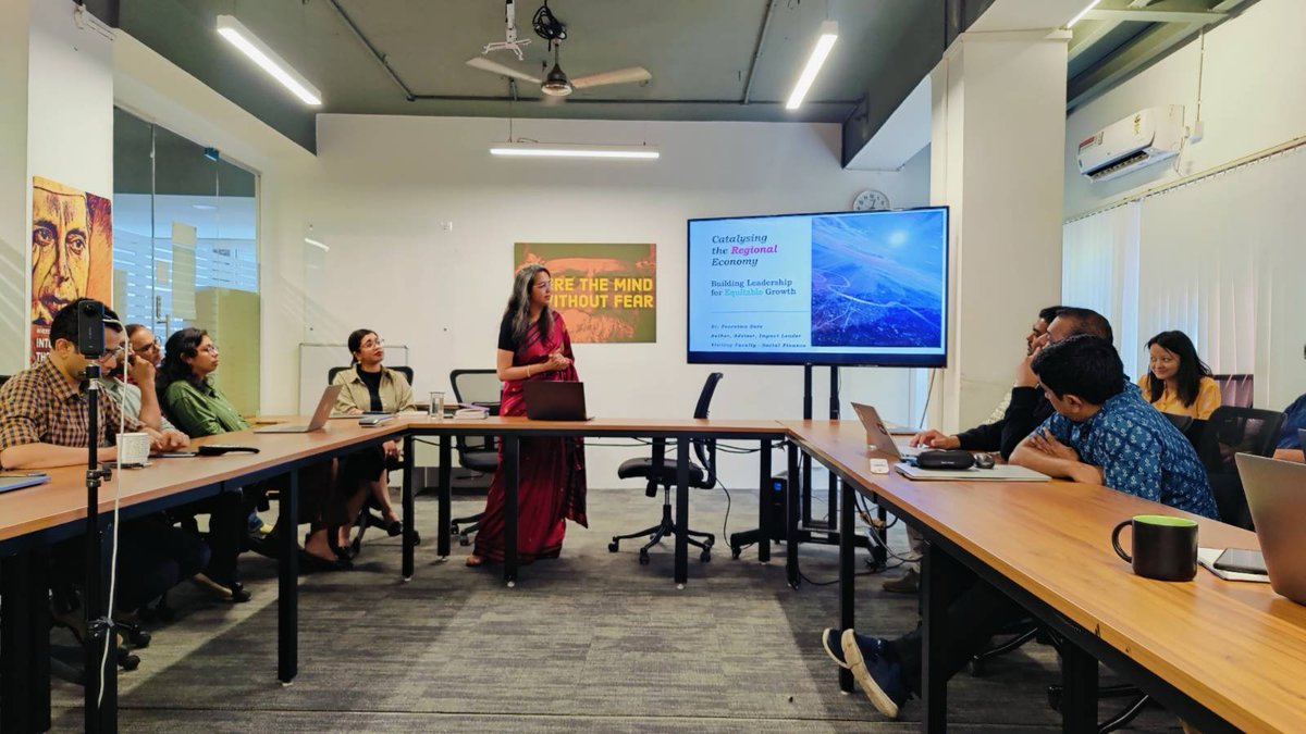 On 5th March, Dr @PoornimaDore visited the Takshashila office and shared valuable insights from her book, 'Regional Economic Diversity: Lessons from an Emergent India.'