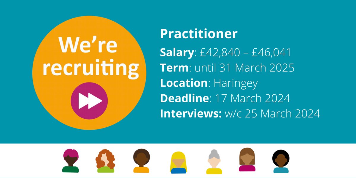 Pause Haringey is looking for a new practitioner to join their team! Find out more about the role and how to apply ➡️ tinyurl.com/4yxkprbp @haringeycouncil
