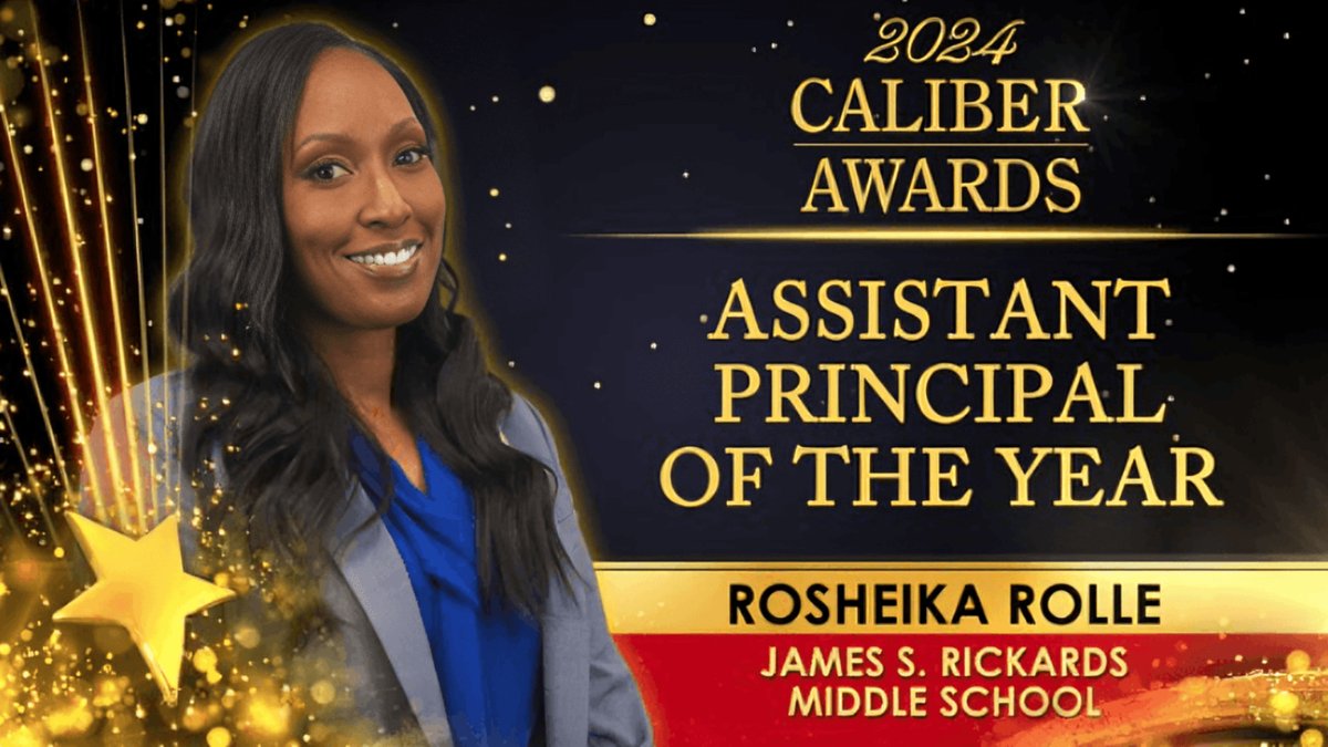 We want to congratulate Rosheika Rolle, named 2024 Assistant Principal of the Year by Broward County Public Schools! 👏

#BCPSCaliber #BCPSCaliberAwards