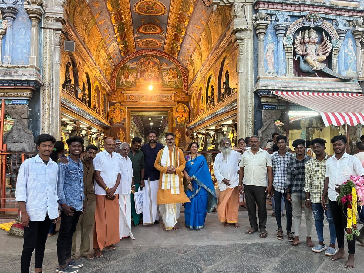 The Royal couple also visited the famous Madurai Meenakshi temple wherein the local devotees showed them the architectural contributions of Kumara Kampanna and other Vijayanagara Emperors