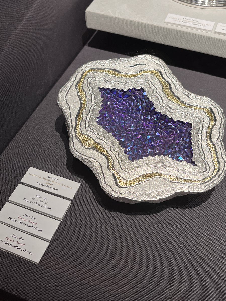 All of this year's Award Winning work from The Goldsmiths’ Craft &amp; Design Council Awards is available to view in person, for free, at Goldsmiths’ Hall until 8th March.

Be sure to head down and see the incredible work up close while you have the opportunity.

#GCDCAwards
