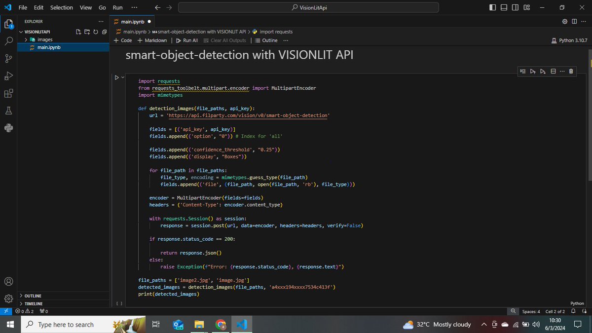 Aurelien_Mbelle's tweet image. In this notebook, I&apos;ve recently implemented some code related to Smart Object Detection, using the #VisionLit API. This API enables precise object detection in images, opening up a wide range of applications for developers. 
#SmartObjectDetection #ApplicationsDevelopment 🧵