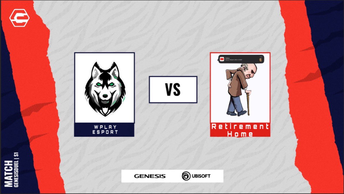 GenesisEspxrts's tweet image. ➡️second game of Bracket B qualifiers for genesis duel 

@EsportsWPlay 🆚#RETIREMENTHOME

Time: 20:00 CET 
Bo3 

🎙️Casters: @VXLTCasts &amp;amp; @TuckerTheCaster 
🎮Observer: #MIRVGE
🖥️Producer: @R4ngeRuk 

Link: twitch.tv/genesisduel