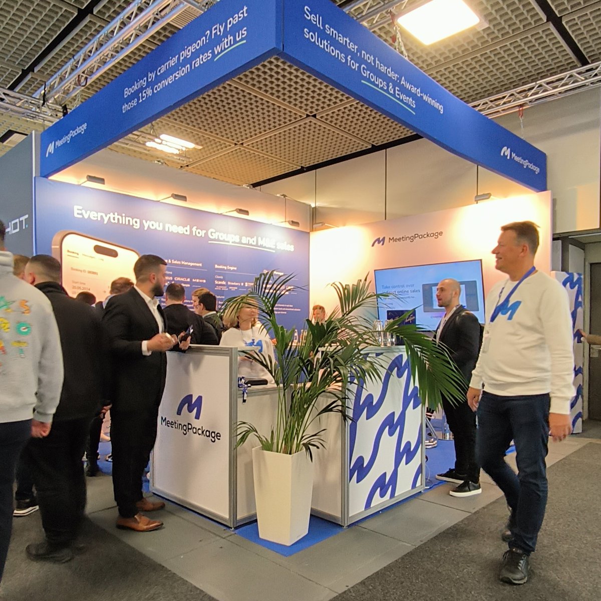 ITB DAY 2 🔥 Day one was a blast! Come by the stand 134 in hall 8.1 to give your Meeting&Event sales a boost 🚀 #meetingpackage #itbberlin2024 #ITBberlin