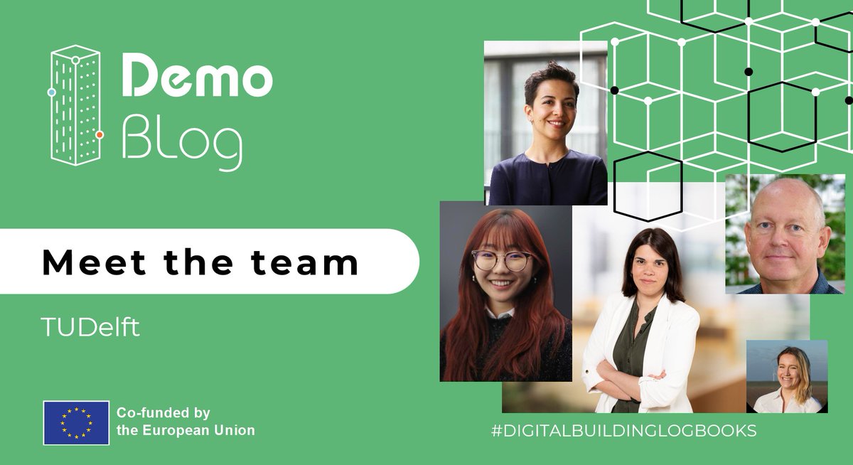 DemoBLogProject's tweet image. Here&apos;s our first #meettheteam series!🤝

We&apos;re kicking it off with our project coordinator and the team from @tudelft🎆

Read about their role and work in #DemoBLog  here🔗demo-blog.eu/news/news/meet… 
#HorizonEU #DigitalBuildingLogbooks