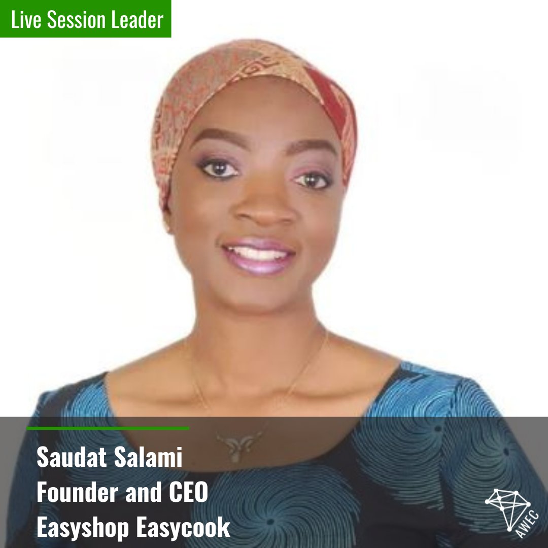 At AWEC, we focus on strengthening operations while acknowledging the importance of capital for growth. 

Our March Live Session is on 'Securing Capital' led by Saudat Salami, CEO of Easyshop Easycook and a a pioneer in the e-commerce industry.

#AWECLiveSession 
#WeAreAWEC