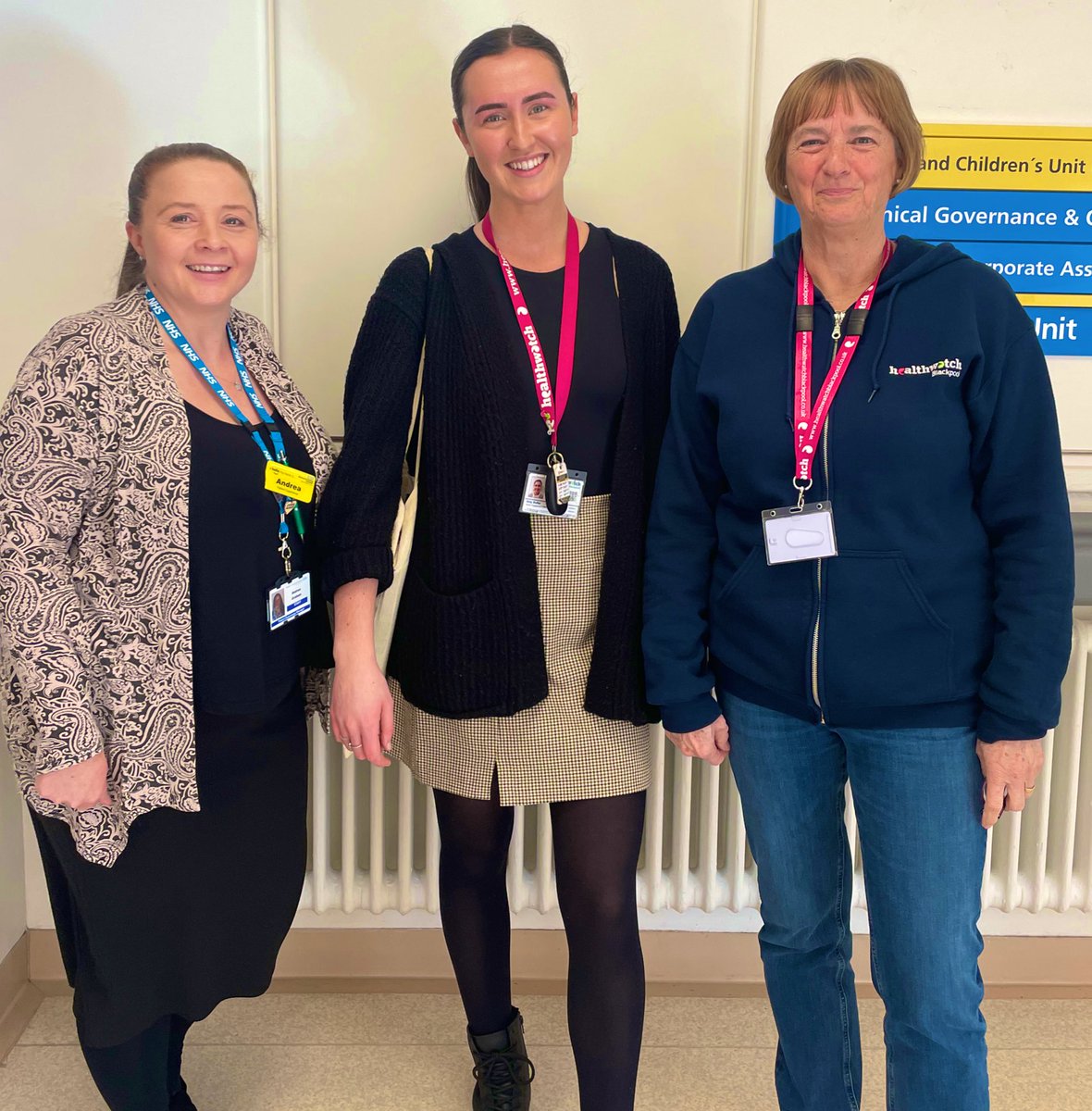 @BlackpoolHosp welcomes @HealthwatchBpl to our Maternity department. They are spending the morning engaging with patients and gathering independent feedback 😊