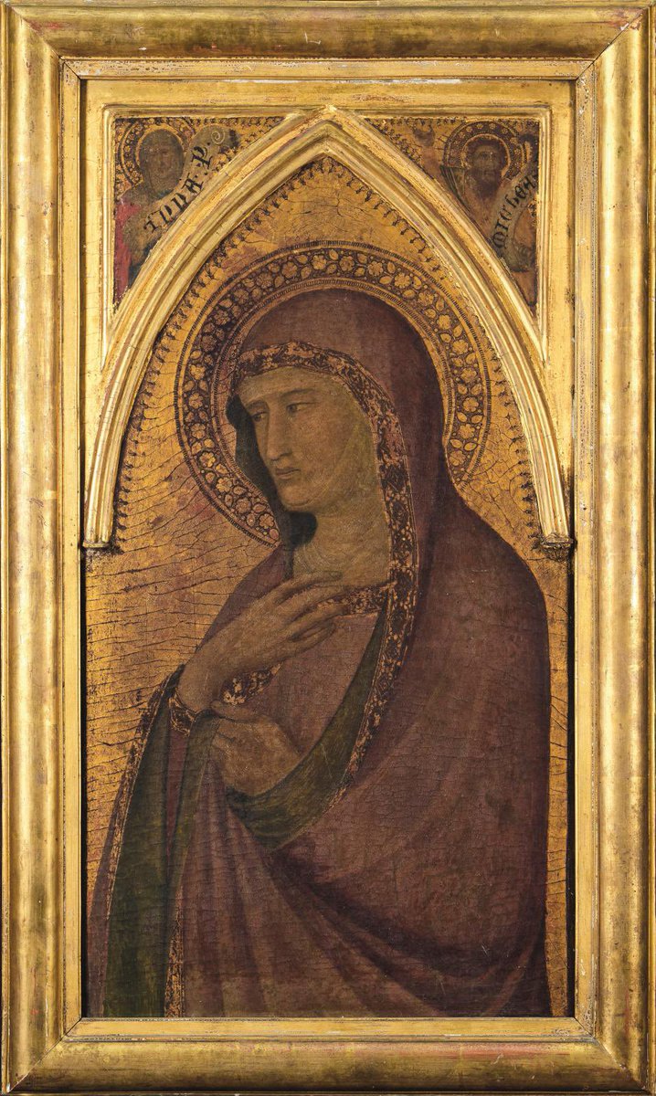 [#AcquisitionsLouvre]
 
📣 Le musée du #Louvre acquiert, pour le département des #Peintures, deux rares et importants tableaux de Pietro Lorenzetti, qui devaient prendre place au registre principal d’un polyptyque monumental peint dans les années 1330-1340.