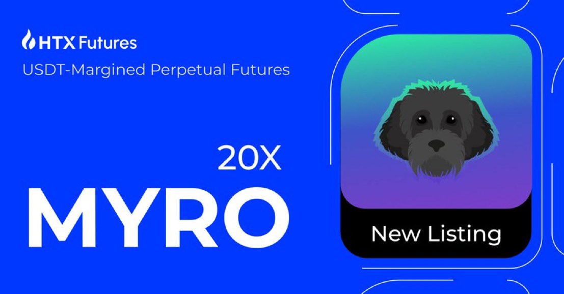 MyroSOL's tweet image. $MYRO will be listed on @HTX_Global for Perpetual Futures 🐕‍🦺

htx.com/support/en-us/…