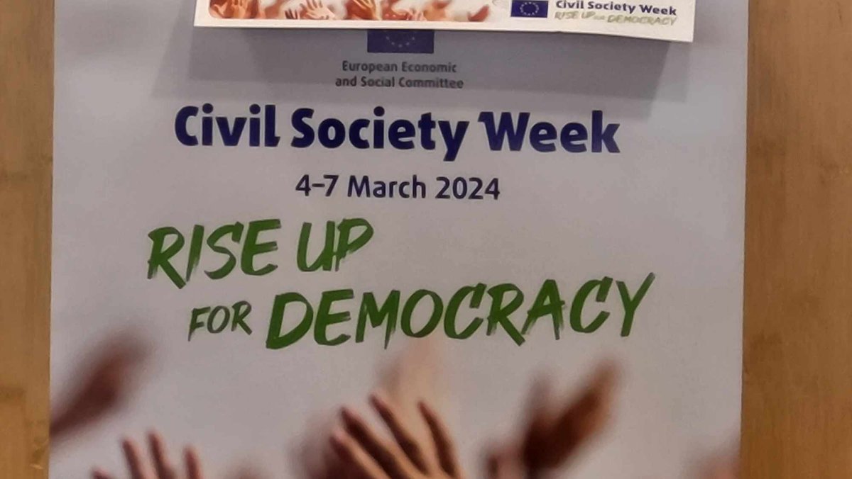 Civil dialogue - a prerequisite for good quality decisions.
Full house with the leading Civil Society experts and networks at the European Economic and Social Committee again. 
JOIN NOW ONLINE! eesc.europa.eu/en/agenda/our-… 
Programme and links: eesc.europa.eu/en/CivSocWeek2…
#CivSocWeek