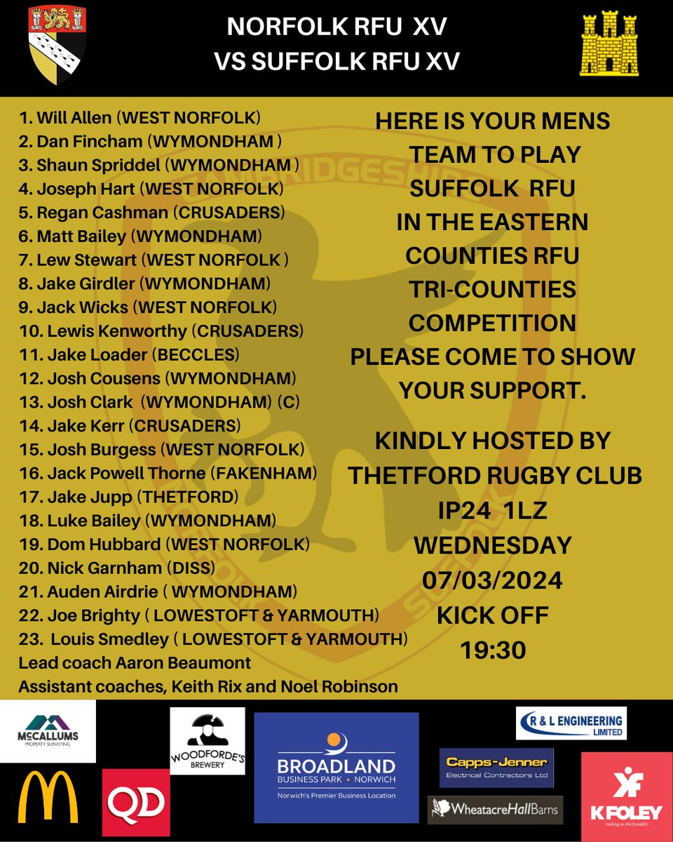 RFU_Norfolk (@rfunorfolk) on Twitter photo 