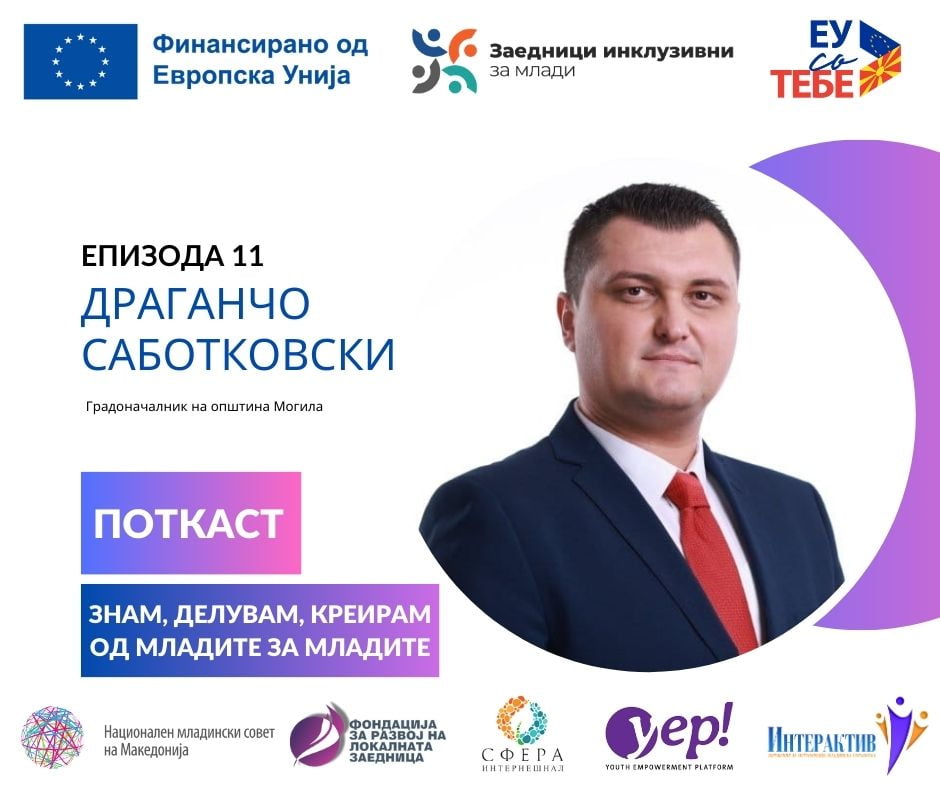 Нашите грантисти #Интерактив креираа поткаст, во кој со различни гости од граѓанскиот сектор, младински работници, но и креатори на политики, дискутираат за зголемување на младинското учество.

🎧 Сите епизоди можеш да ги слушаш на нивниот #Spotify канал:
open.spotify.com/show/5c21ugs8q…