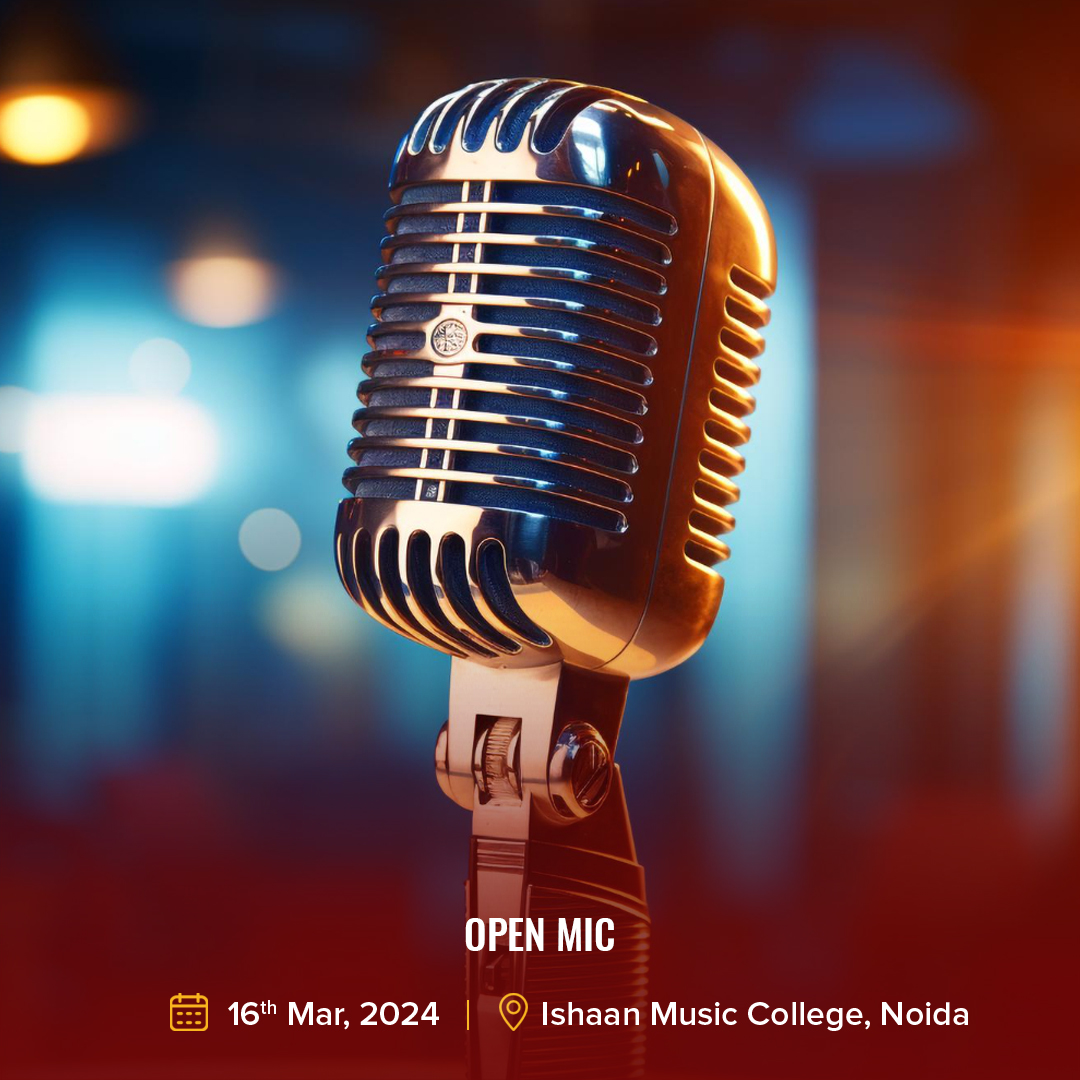 Exciting concert series at Ishan Music College, Noida! Artists of all kinds, from musicians to poets, will showcase their talent. Special performances by industry professionals promise to inspire and amaze! Click here to book your slot: shorturl.at/achlS