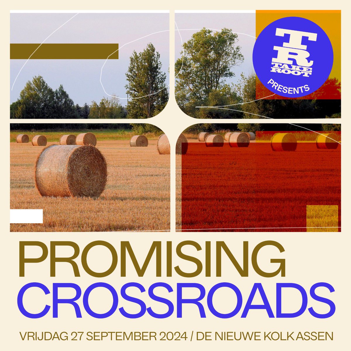 #NETBEVESTIGD Het jubilerende TakeRoot festival gaat met PROMISING CROSSROADS terug naar Assen! Op 27 september is er op verschillende podia in De Nieuwe Kolk een Nederlands-Amerikaanse mix van muziek, literatuur en documentaires. 

Tickets &amp; info: bit.ly/SPOTPromisingC…