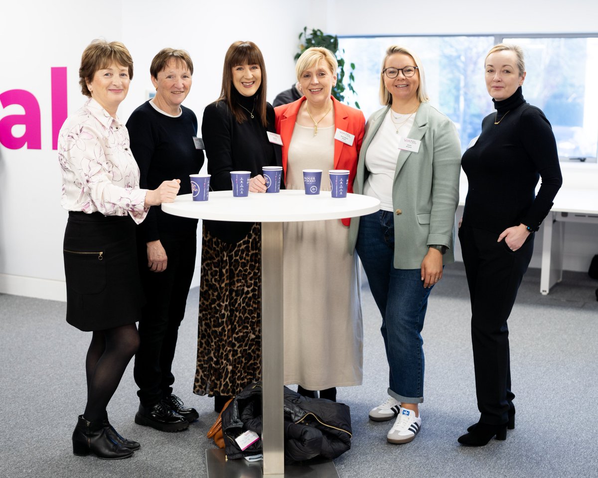 ViatelGroup's tweet photo. We were honoured to welcome women (and a few men!) from across #Limerick and beyond to 'The Women in the Room: Inclusive Workplaces in 2024', an International Women’s Day event hosted in our Limerick offices on 5 March #iwd2024 #internationalwomensday https://t.co/G5s7RRN6Mb