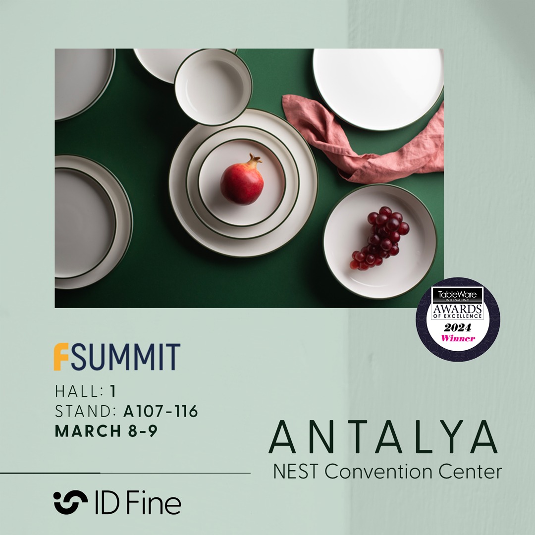 We will be at the F-Summit from March 8-9. Meet and join us!🌟 - 8-9 Mart tarhilerinde F-Summit’teyiz. Sizleri de standımıza bekliyoruz. 🌟 📍Hall: 1 📍Stand No: A107-116 #IDFine #Porcelain #idfineporcelain @fsummitantalya @gokmensozen @foodinlifemagazine @sozengroup