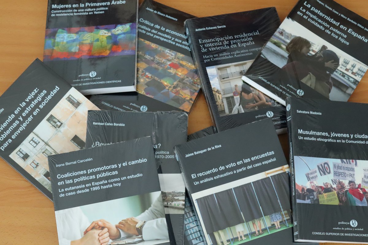 Roberta Perna (@roberta_perna) on Twitter photo Call for #manuscripts on Political Science and Sociology!
The collection #Politeya of <a href="/EditorialCSIC/">Editorial CSIC</a> <a href="/CSIC/">CSIC</a> opens its annual call for manuscripts (English/Spanish) 
Deadline: 30 April, 2024
For more info: ipp.csic.es/en/article/cal… Call for #manuscripts on Political Science and Sociology!
The collection #Politeya of <a href="/EditorialCSIC/">Editorial CSIC</a> <a href="/CSIC/">CSIC</a> opens its annual call for manuscripts (English/Spanish) 
Deadline: 30 April, 2024
For more info: ipp.csic.es/en/article/cal…